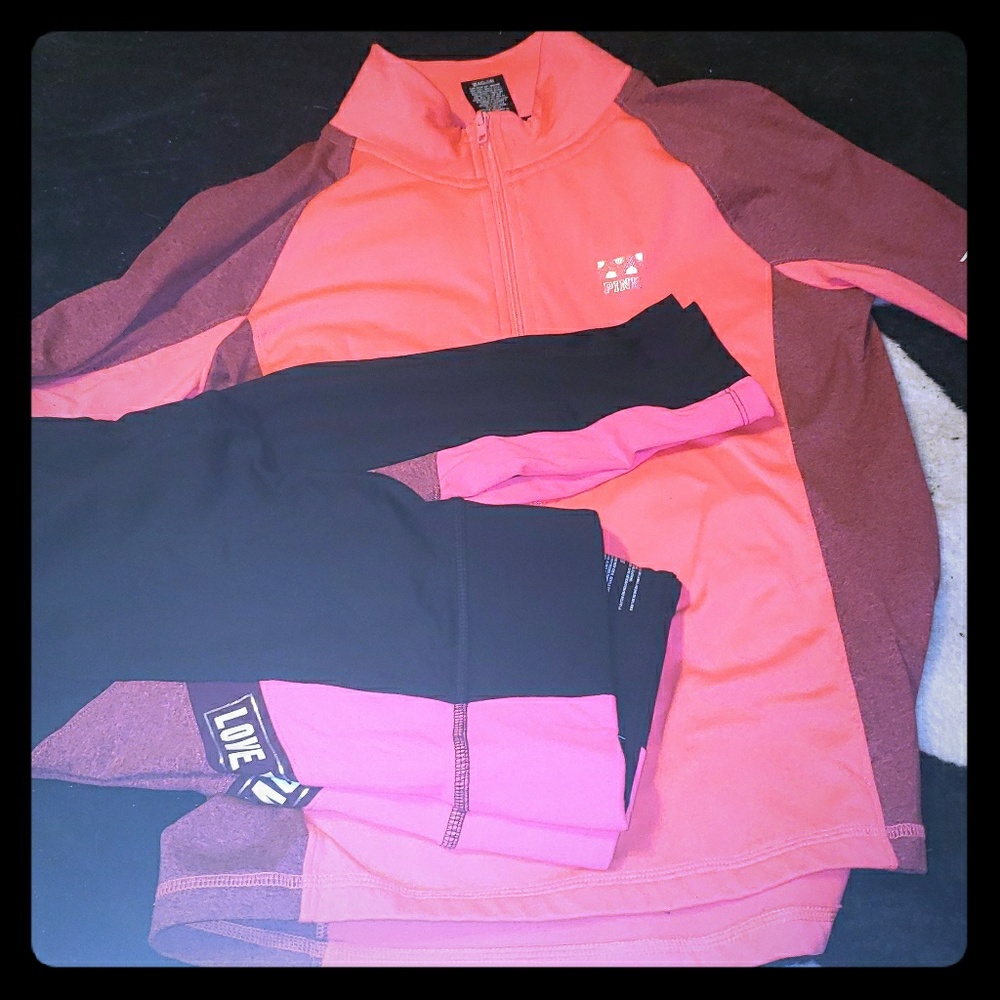 Pink legging set